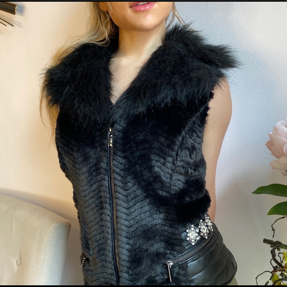 faux jacket w/ Diamond jewelry embroidery